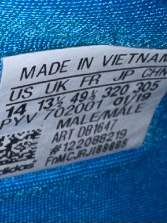 Adidas Lite Racer Adapt Blue Slip On Sneakers Mens 14 Athletic Comfort - Picture 6 of 8